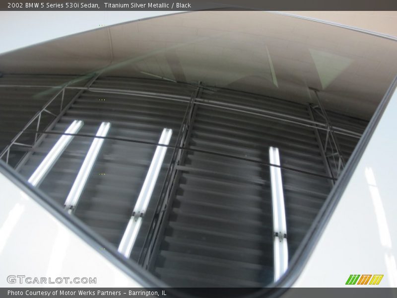 Titanium Silver Metallic / Black 2002 BMW 5 Series 530i Sedan