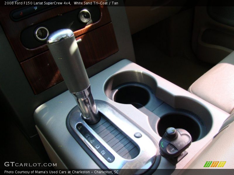 White Sand Tri-Coat / Tan 2008 Ford F150 Lariat SuperCrew 4x4