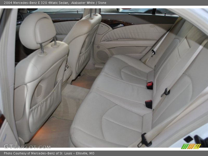 Alabaster White / Stone 2004 Mercedes-Benz E 320 4Matic Sedan