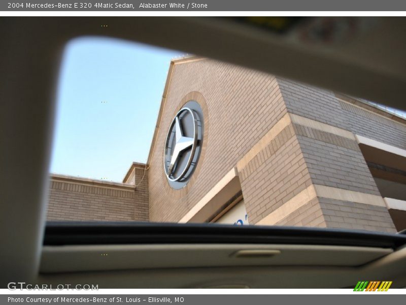 Alabaster White / Stone 2004 Mercedes-Benz E 320 4Matic Sedan