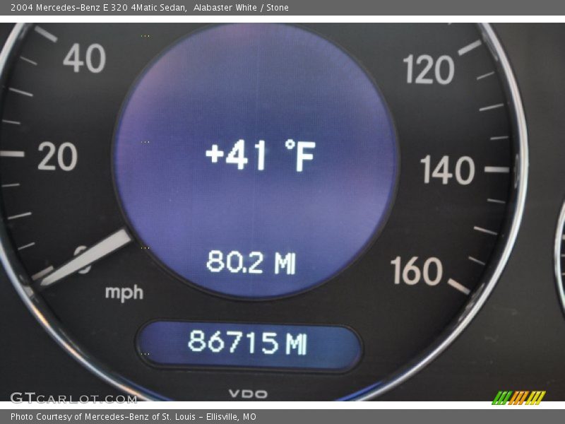 Alabaster White / Stone 2004 Mercedes-Benz E 320 4Matic Sedan
