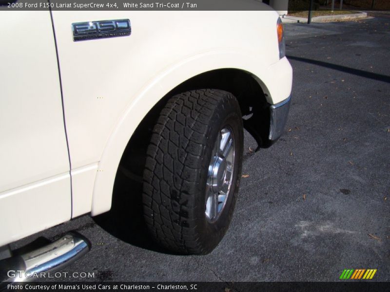White Sand Tri-Coat / Tan 2008 Ford F150 Lariat SuperCrew 4x4