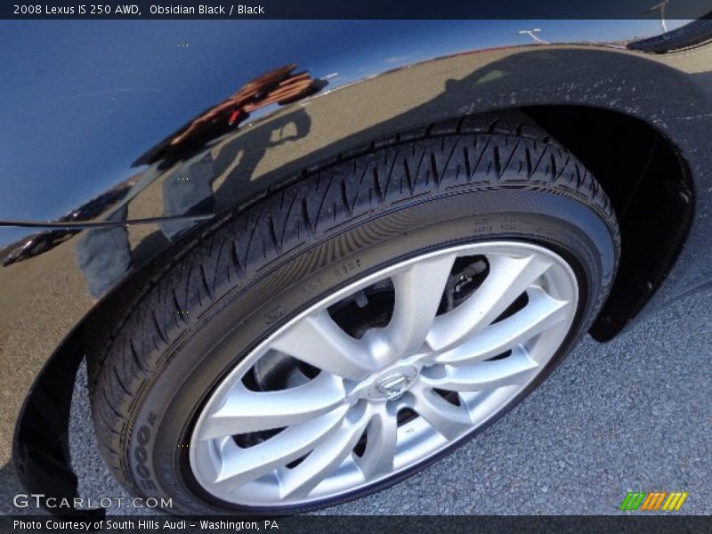 Obsidian Black / Black 2008 Lexus IS 250 AWD