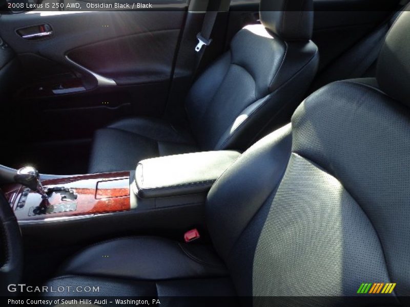 Obsidian Black / Black 2008 Lexus IS 250 AWD