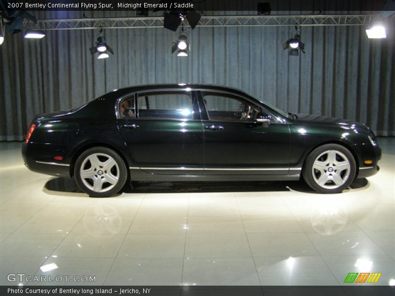 Midnight Emerald / Saddle 2007 Bentley Continental Flying Spur