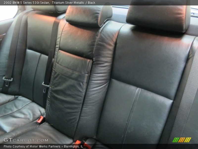 Titanium Silver Metallic / Black 2002 BMW 5 Series 530i Sedan