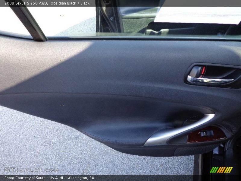 Obsidian Black / Black 2008 Lexus IS 250 AWD