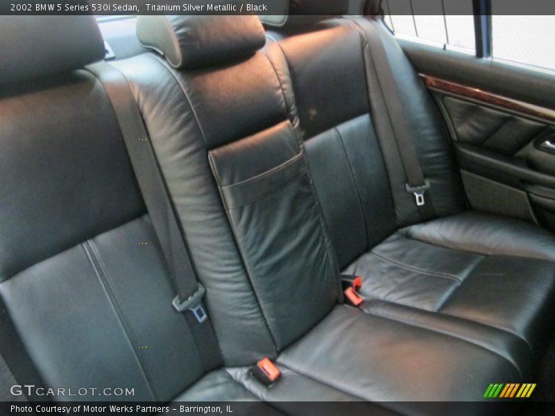 Titanium Silver Metallic / Black 2002 BMW 5 Series 530i Sedan