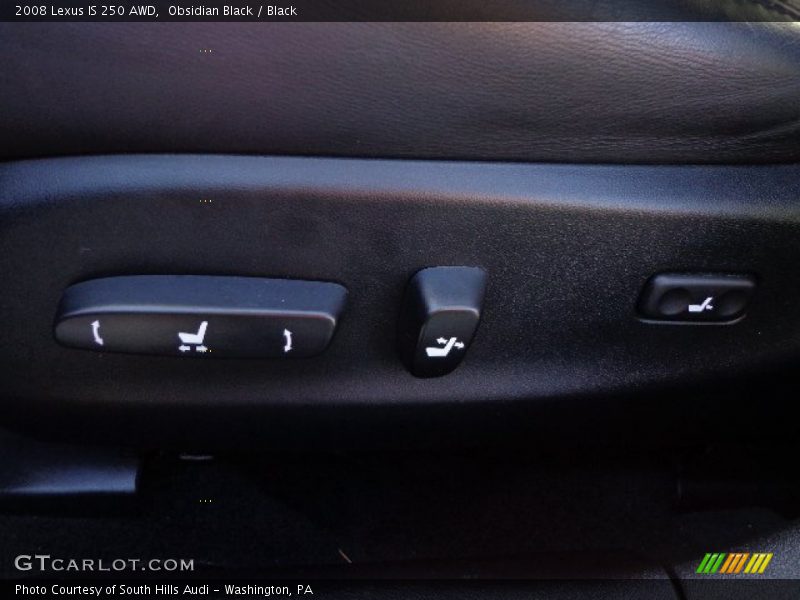 Obsidian Black / Black 2008 Lexus IS 250 AWD