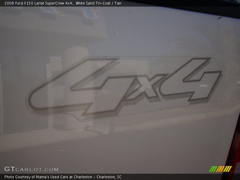 White Sand Tri-Coat / Tan 2008 Ford F150 Lariat SuperCrew 4x4