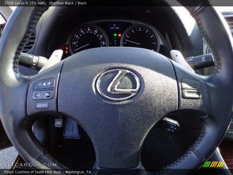 Obsidian Black / Black 2008 Lexus IS 250 AWD