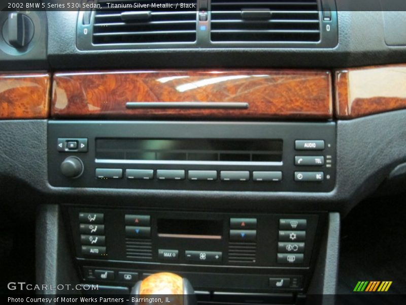 Titanium Silver Metallic / Black 2002 BMW 5 Series 530i Sedan