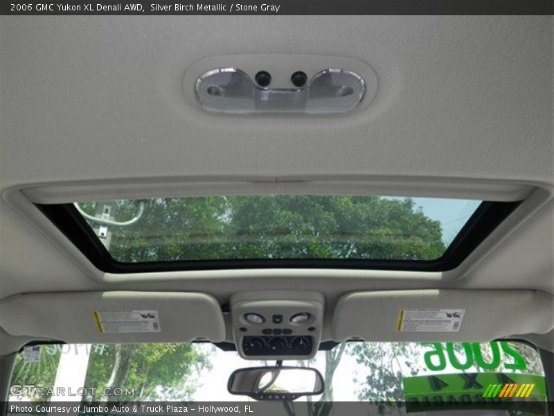 Silver Birch Metallic / Stone Gray 2006 GMC Yukon XL Denali AWD