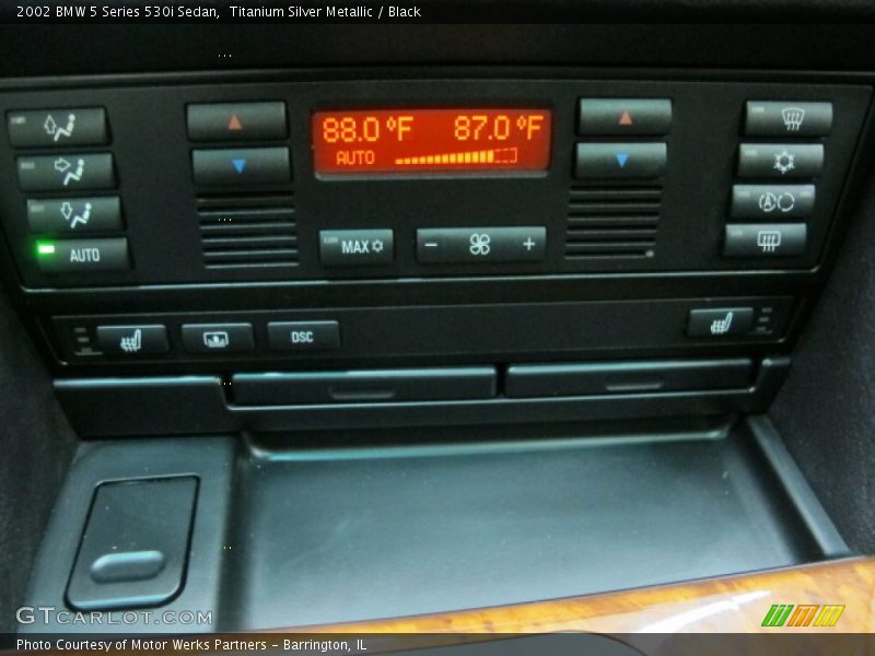 Titanium Silver Metallic / Black 2002 BMW 5 Series 530i Sedan