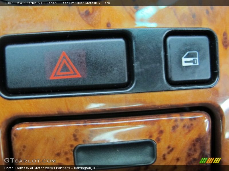 Titanium Silver Metallic / Black 2002 BMW 5 Series 530i Sedan