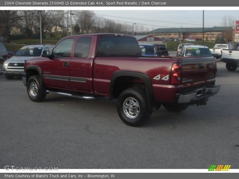 Sport Red Metallic / Dark Charcoal 2004 Chevrolet Silverado 2500HD LS Extended Cab 4x4
