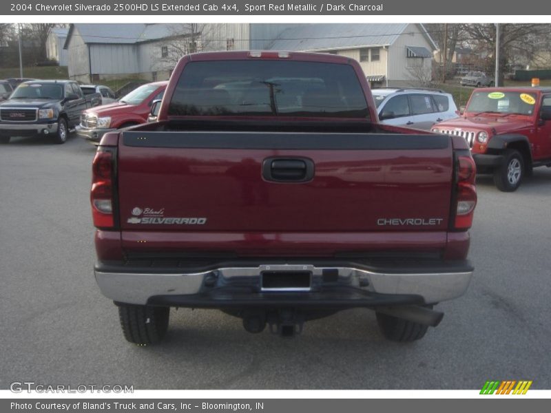Sport Red Metallic / Dark Charcoal 2004 Chevrolet Silverado 2500HD LS Extended Cab 4x4