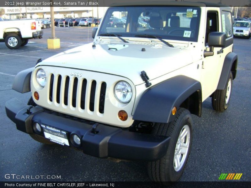 Sahara Tan / Black 2012 Jeep Wrangler Sport 4x4