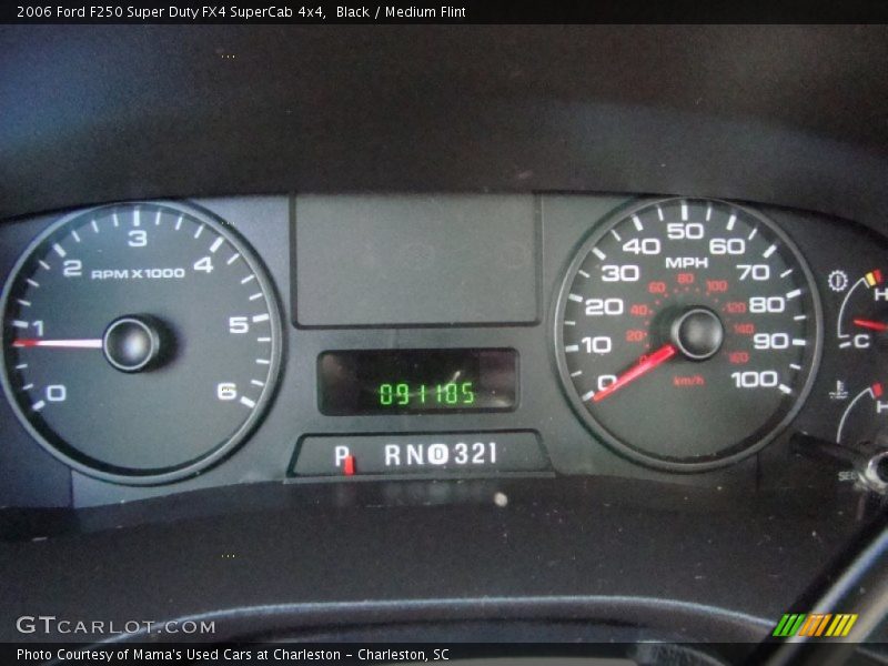 Black / Medium Flint 2006 Ford F250 Super Duty FX4 SuperCab 4x4