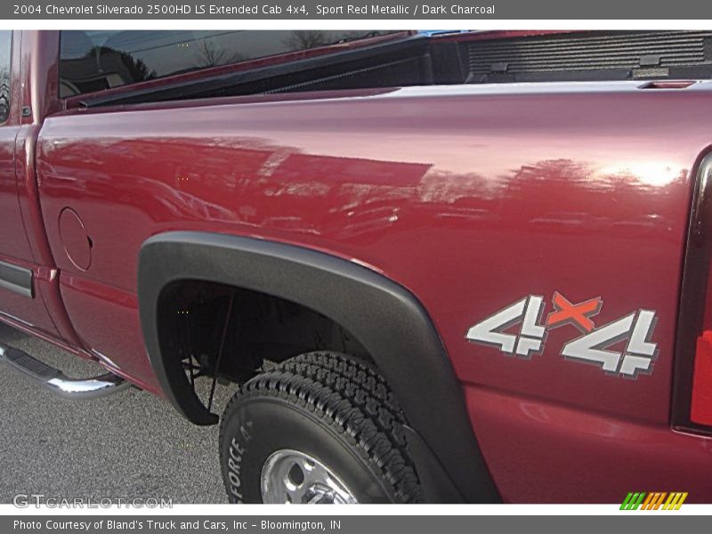 Sport Red Metallic / Dark Charcoal 2004 Chevrolet Silverado 2500HD LS Extended Cab 4x4
