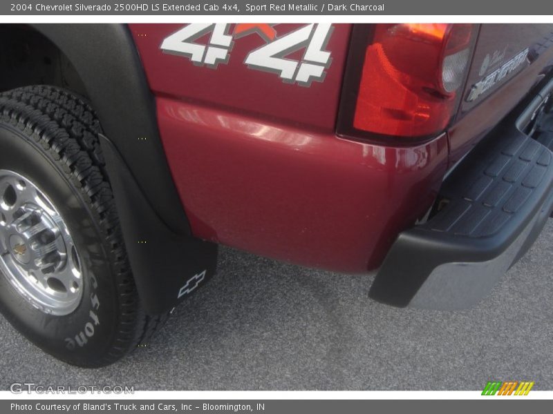 Sport Red Metallic / Dark Charcoal 2004 Chevrolet Silverado 2500HD LS Extended Cab 4x4