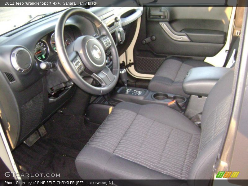 Sahara Tan / Black 2012 Jeep Wrangler Sport 4x4