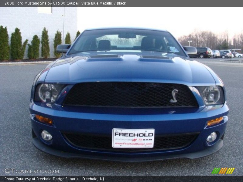 Vista Blue Metallic / Black 2008 Ford Mustang Shelby GT500 Coupe