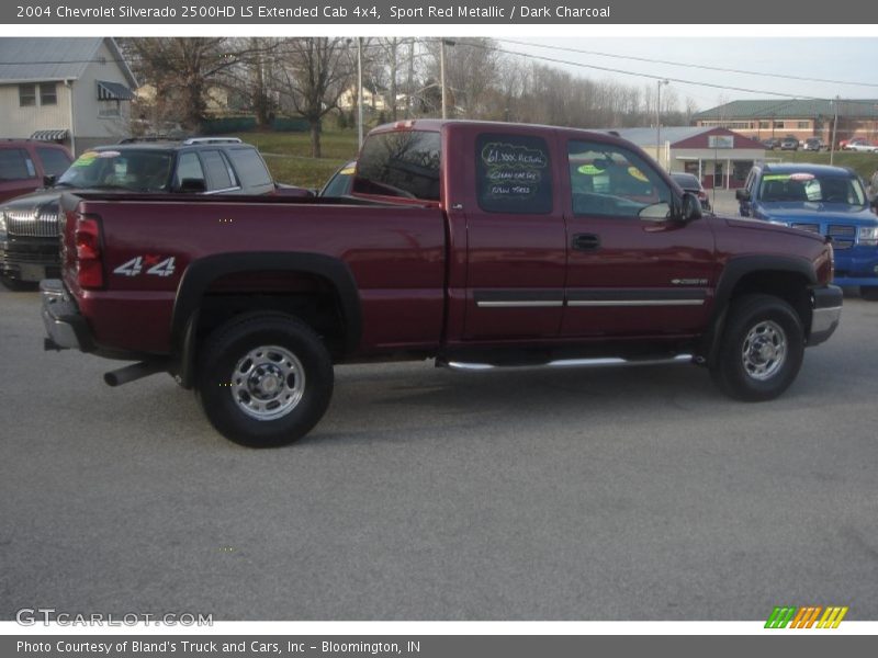 Sport Red Metallic / Dark Charcoal 2004 Chevrolet Silverado 2500HD LS Extended Cab 4x4