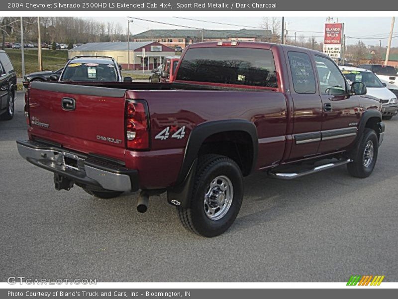 Sport Red Metallic / Dark Charcoal 2004 Chevrolet Silverado 2500HD LS Extended Cab 4x4