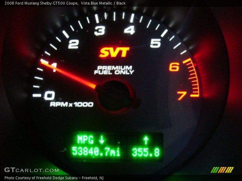  2008 Mustang Shelby GT500 Coupe Shelby GT500 Coupe Gauges