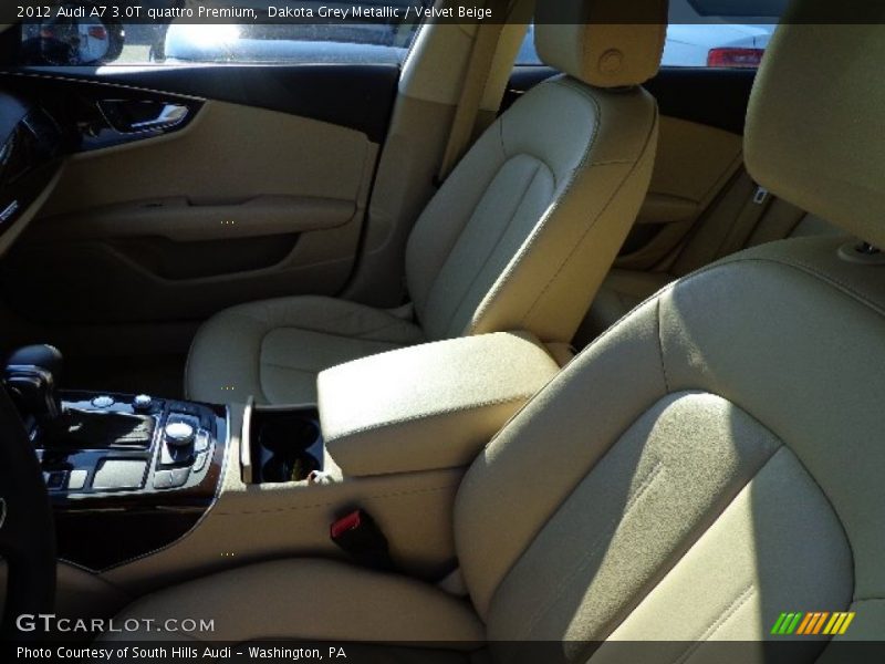 Dakota Grey Metallic / Velvet Beige 2012 Audi A7 3.0T quattro Premium