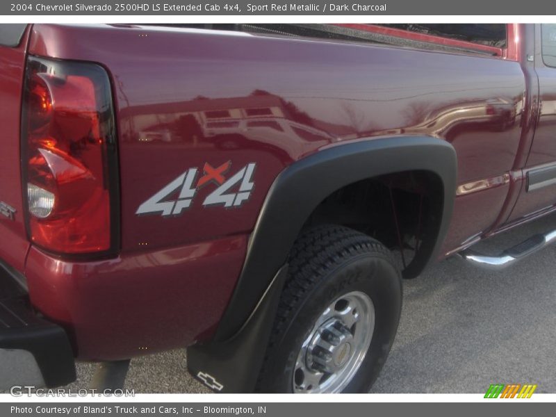 Sport Red Metallic / Dark Charcoal 2004 Chevrolet Silverado 2500HD LS Extended Cab 4x4