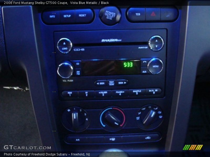 Controls of 2008 Mustang Shelby GT500 Coupe