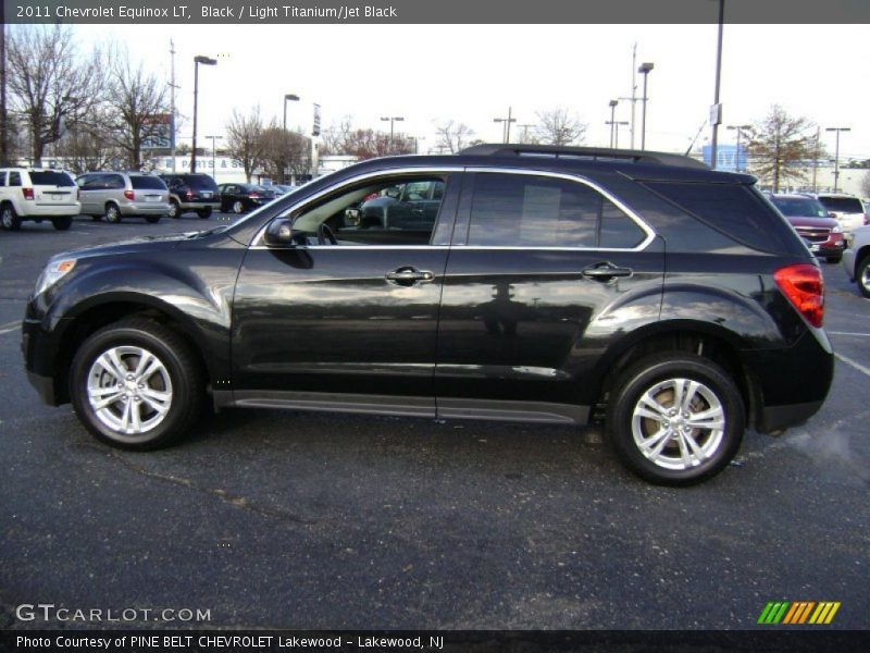 Black / Light Titanium/Jet Black 2011 Chevrolet Equinox LT