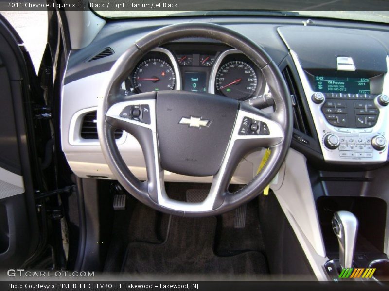 Black / Light Titanium/Jet Black 2011 Chevrolet Equinox LT