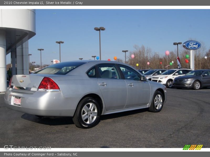 Silver Ice Metallic / Gray 2010 Chevrolet Impala LS