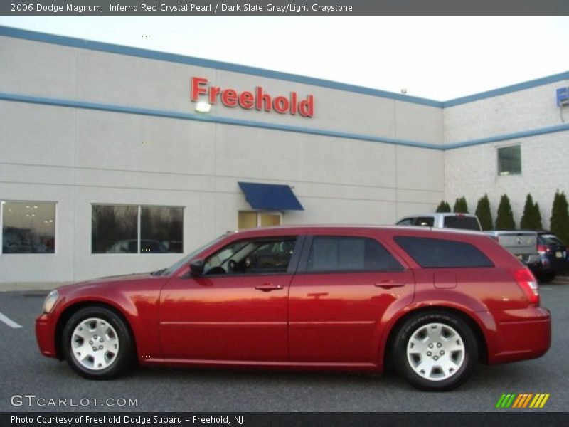 Inferno Red Crystal Pearl / Dark Slate Gray/Light Graystone 2006 Dodge Magnum