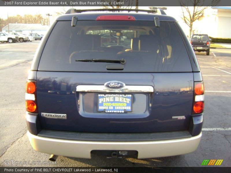 Dark Blue Pearl Metallic / Camel 2007 Ford Explorer Eddie Bauer 4x4