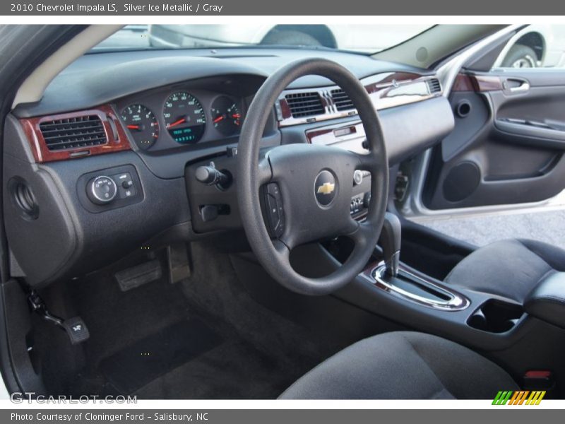 Silver Ice Metallic / Gray 2010 Chevrolet Impala LS