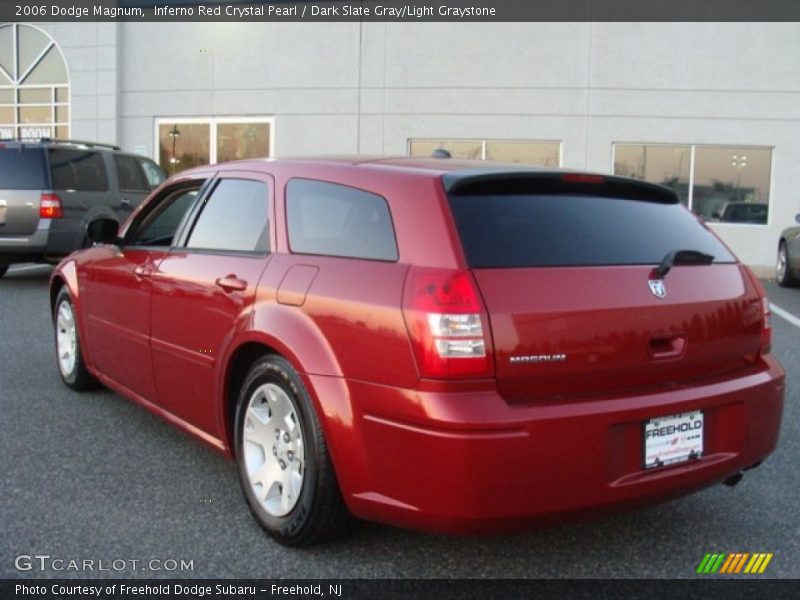 Inferno Red Crystal Pearl / Dark Slate Gray/Light Graystone 2006 Dodge Magnum