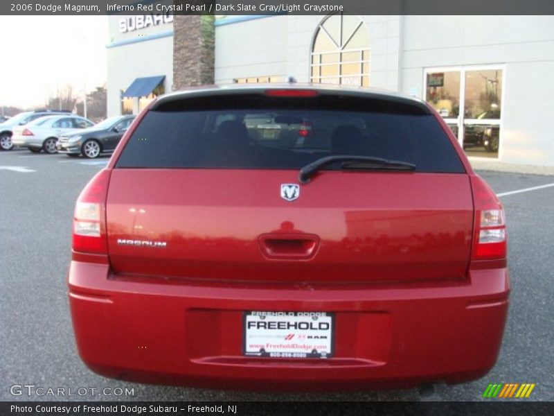 Inferno Red Crystal Pearl / Dark Slate Gray/Light Graystone 2006 Dodge Magnum