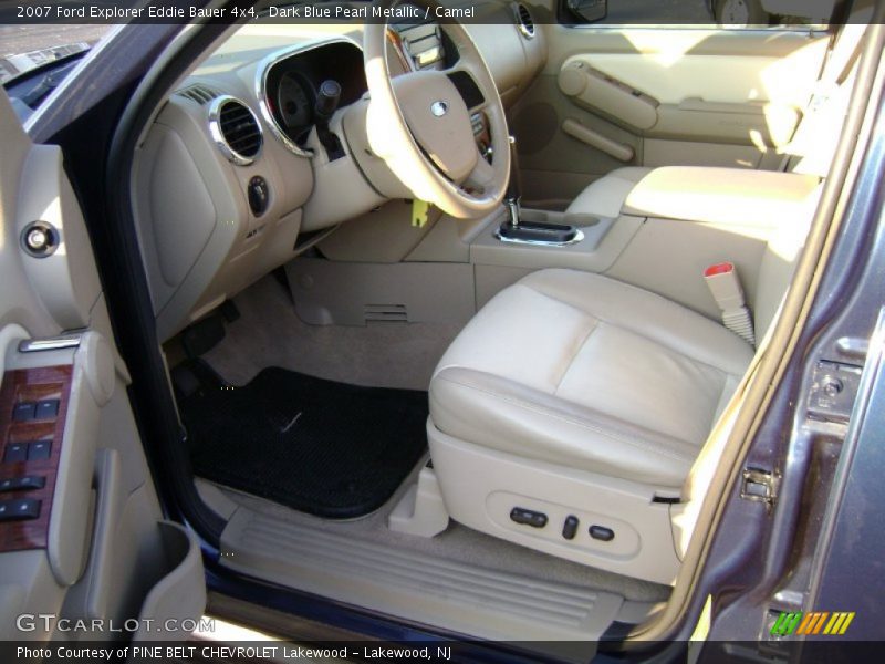 Dark Blue Pearl Metallic / Camel 2007 Ford Explorer Eddie Bauer 4x4