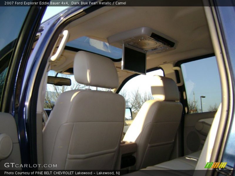 Dark Blue Pearl Metallic / Camel 2007 Ford Explorer Eddie Bauer 4x4