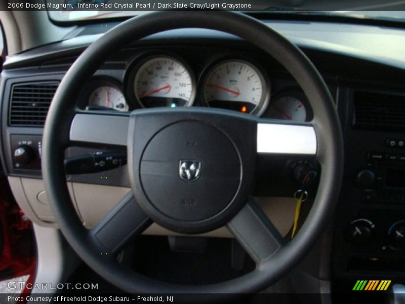 Inferno Red Crystal Pearl / Dark Slate Gray/Light Graystone 2006 Dodge Magnum