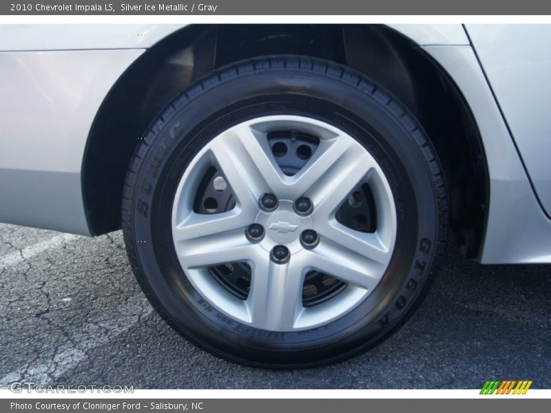 Silver Ice Metallic / Gray 2010 Chevrolet Impala LS