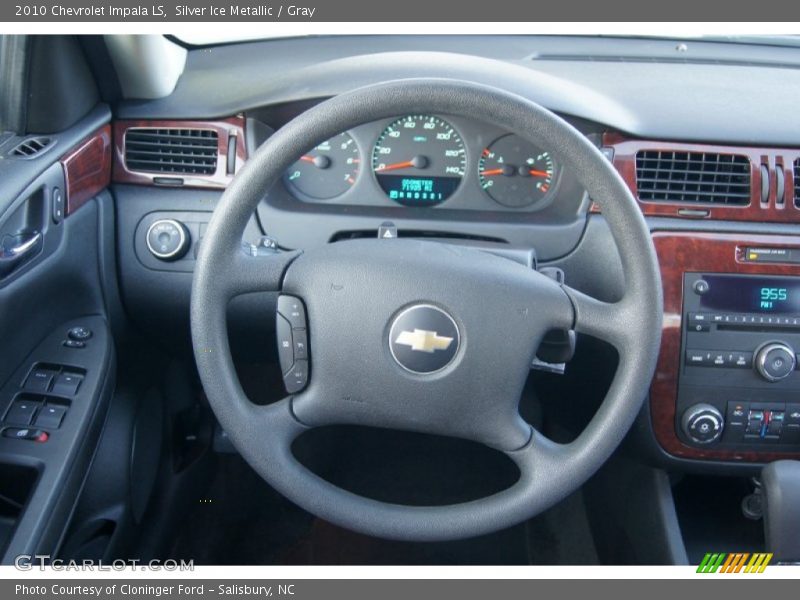 Silver Ice Metallic / Gray 2010 Chevrolet Impala LS