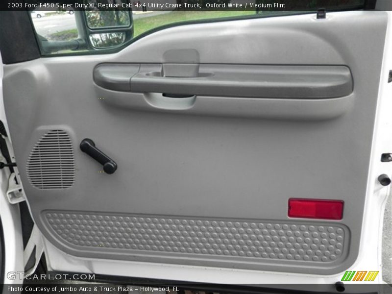 Door Panel of 2003 F450 Super Duty XL Regular Cab 4x4 Utility Crane Truck