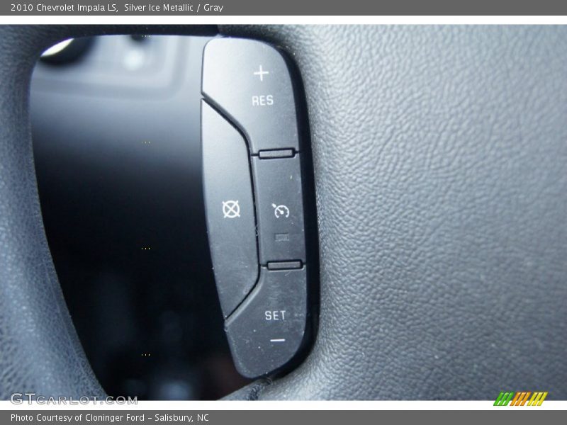 Silver Ice Metallic / Gray 2010 Chevrolet Impala LS