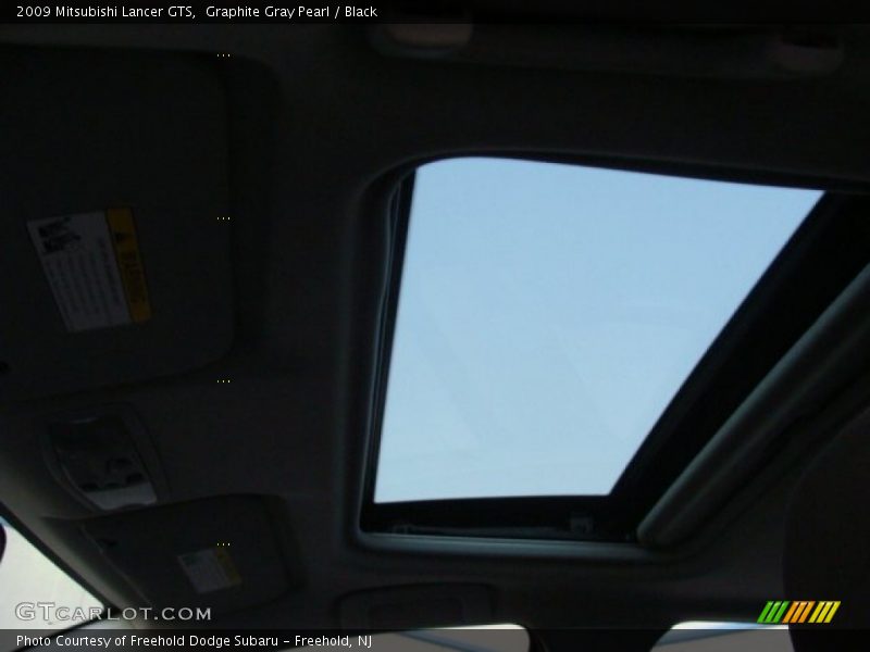 Graphite Gray Pearl / Black 2009 Mitsubishi Lancer GTS