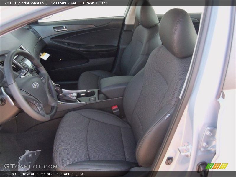 Iridescent Silver Blue Pearl / Black 2013 Hyundai Sonata SE